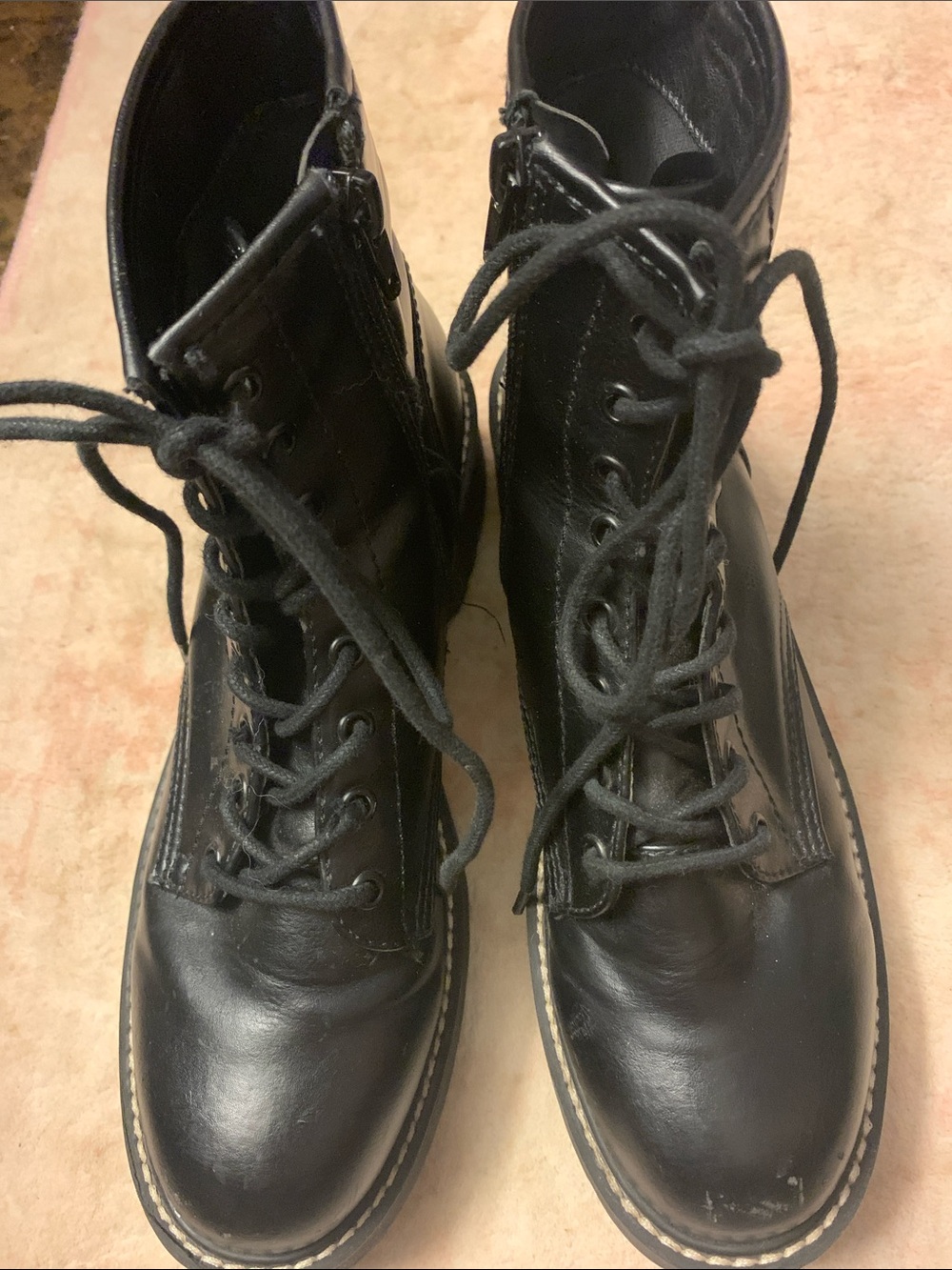 Madden Girl Carra Combat Boots